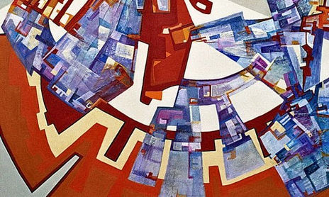 PINTURA EN ACRÍLICO  Y TEXTURA TÁCTIL