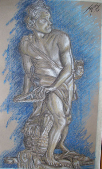 Il David (Bernini) Técnica Mixta