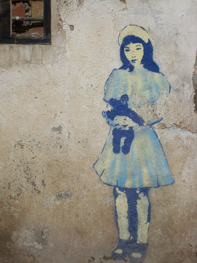 la chica azul