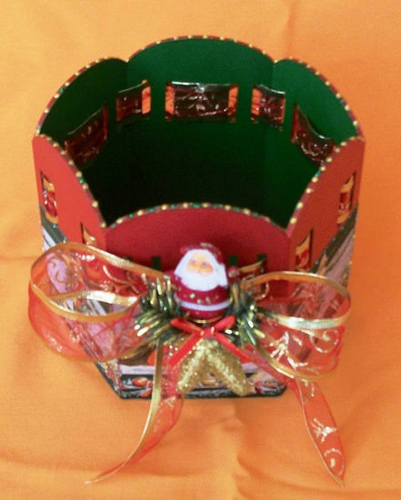 Porta panetone natal R$31,80 