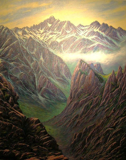 Picos de Europa "Ecos de silencio" - 11 Acrylic Canvas Landscaping