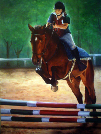 Bianca Oil Canvas Animals