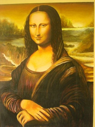 Réplica la Gioconda Oil Panel Portrait