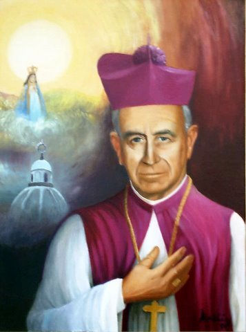 Monseñor Carlos Mariano Pérez Óleo Lienzo Retrato