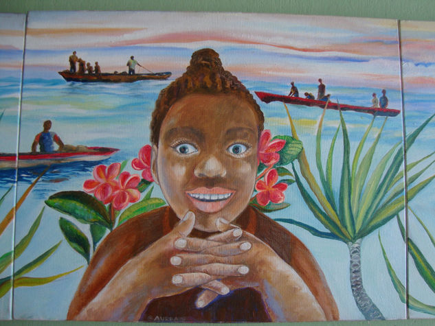 ORIKI PARA LA DIASPORA EN EL CARIBE Oil Canvas Landscaping