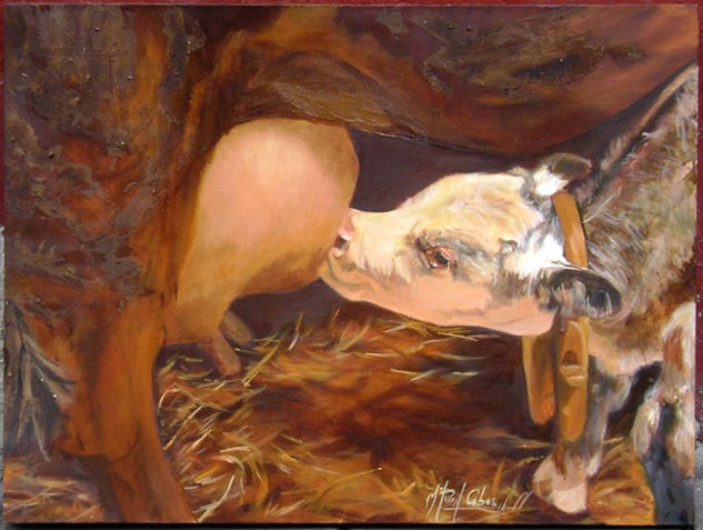 EL "XIATU" Oil Canvas Animals