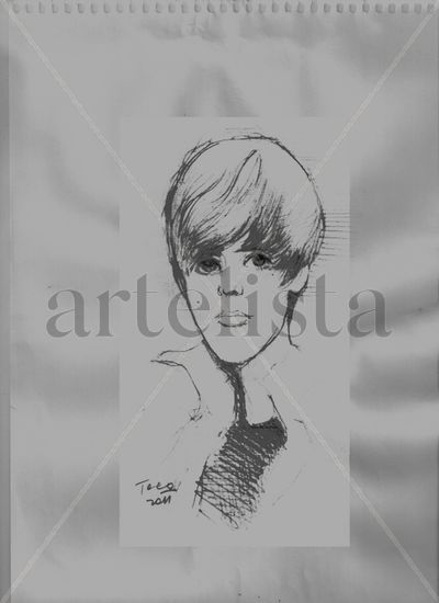 Caricatura de Justin Bieber 