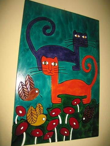 Felinos Acrylic Panel Animals