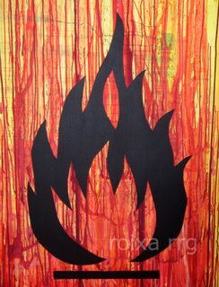 Inflamable/Incandescente Acrylic Canvas Others