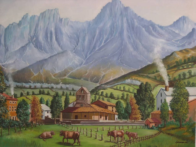 PICOS DE EUROPA Oil Canvas Landscaping