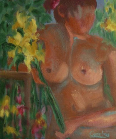 En una isla del Pacífico... Oil Canvas Nude Paintings