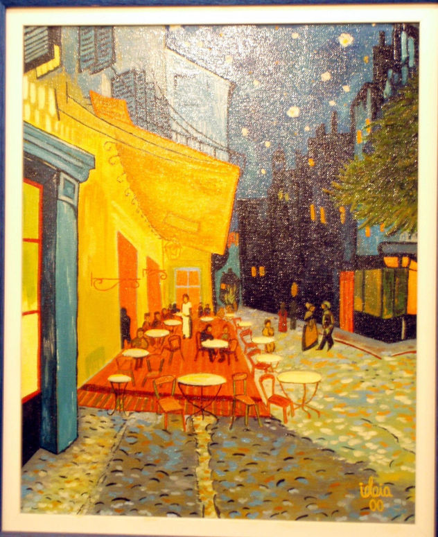 Versión Terraza del Cafe en la Plaza del Forum