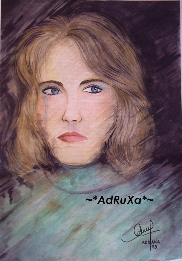 mujer triste