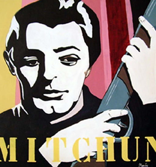 R. MITCHUM Acrylic Panel Portrait