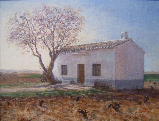 la casilla de pedro Óleo Lienzo Paisaje