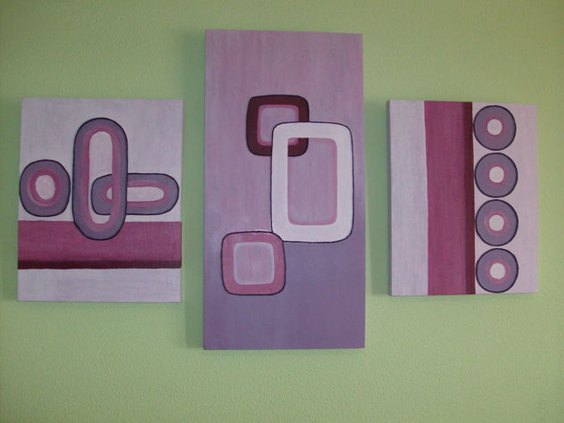 Composición Desigual Morado