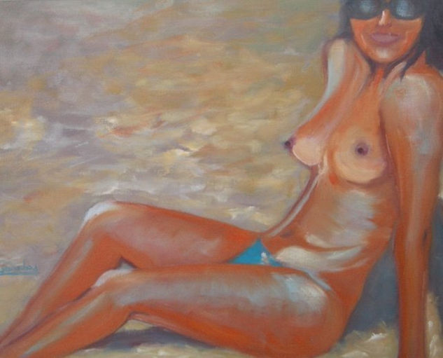 Arena Bronce Oil Canvas Nude Paintings