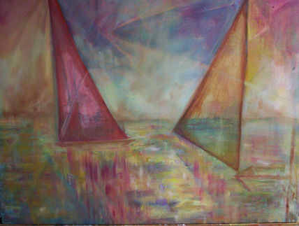 Barcos y sol.