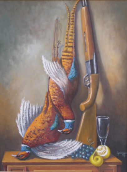 BODEGON CON FAISANES Oil Canvas Landscaping