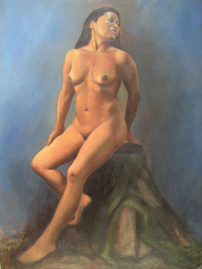 Desnudo Óleo Tela Desnudos