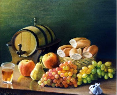 Bodegón Oil Canvas Still Life Paintings