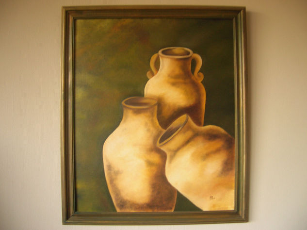 cacharros de barro Oil Canvas Still Life Paintings