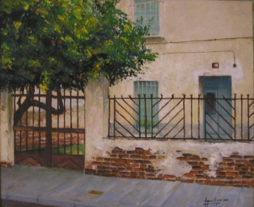 casa habitada Oil Panel