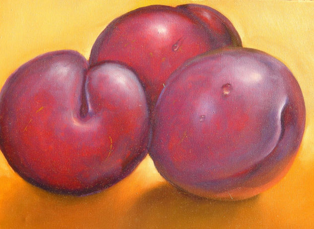 Ciruelas Oil Canvas Still Life Paintings