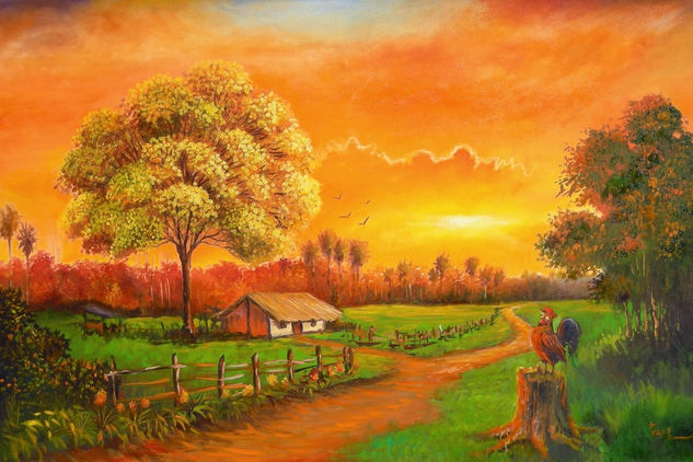 Lapacho Paraguayo Oil Canvas Landscaping