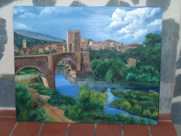 Benalu  (lleida) Oil Canvas Landscaping