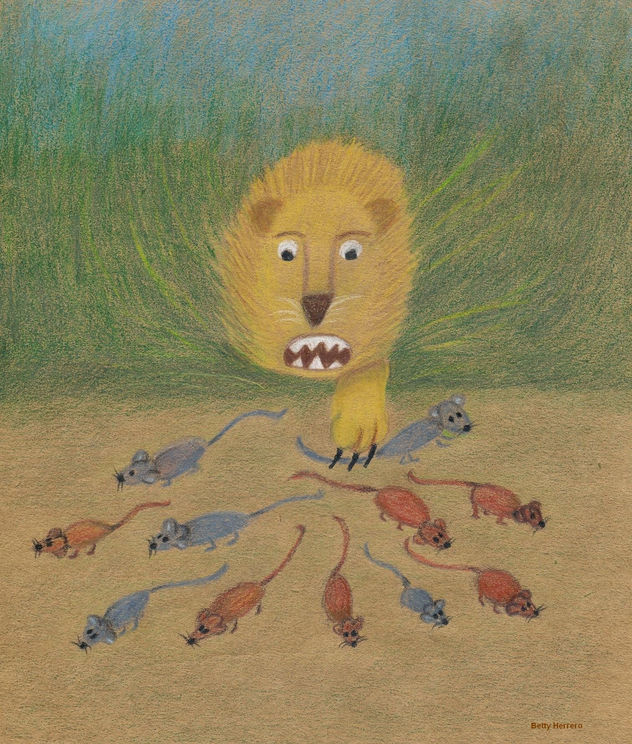 Cuento El León y el Ratón 1