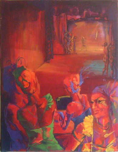 Ensayo teatral Acrylic Canvas Others