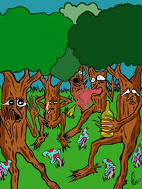 Lokeron en el bosque