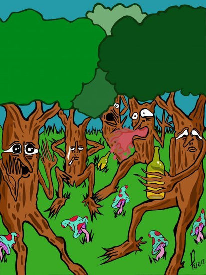 lokeron en el bosque 