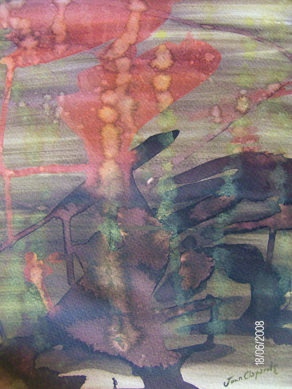 Flor de maig.Flor de mayo.Spring flower.Fleur du mai. Media Mixta Papel Floral