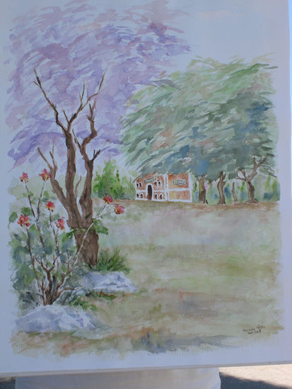 Estación del Alamillo Watercolour Paper Landscaping