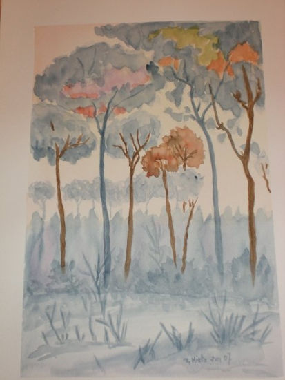 Doñana 1 Watercolour Paper Landscaping