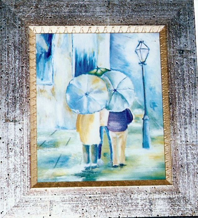 bajo la lluvia