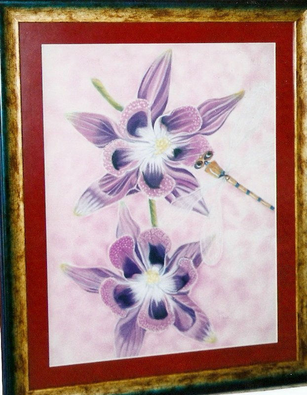 orquideas con libelula
