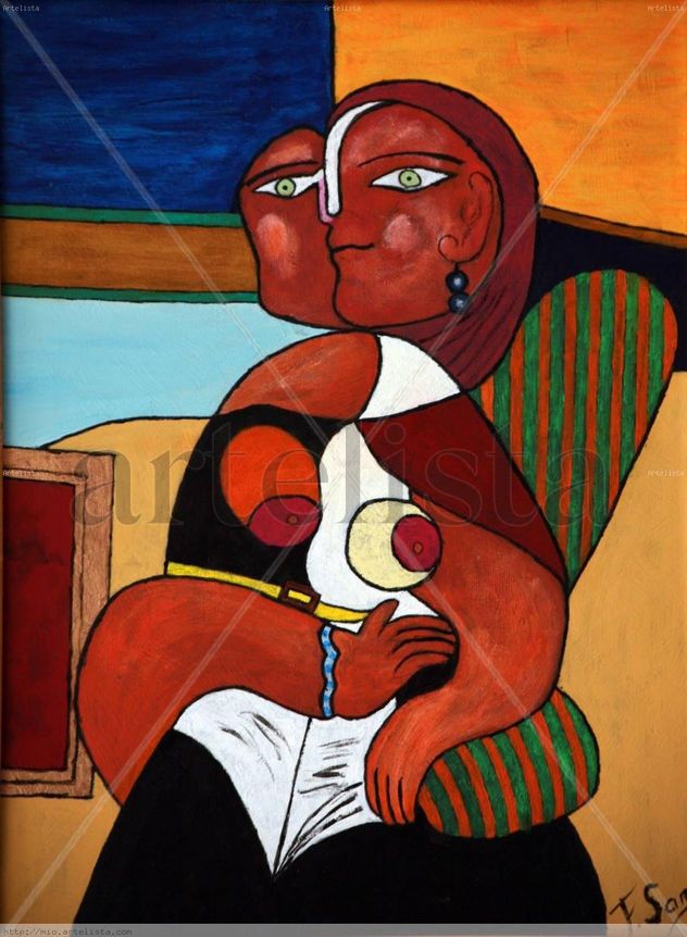 mujer picasiana