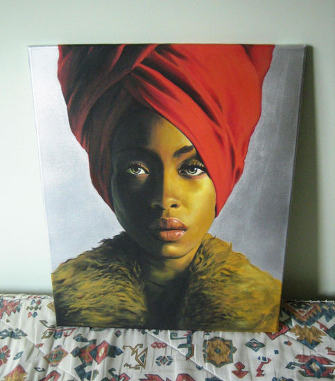 Erykah Acrylic Canvas Portrait