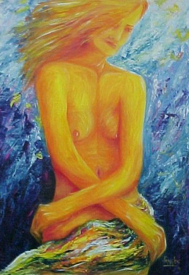 esperando la vida Oil Canvas Nude Paintings