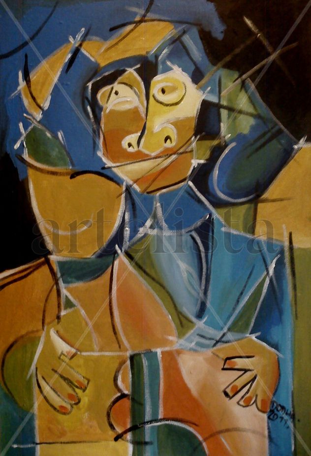 Man with vegetables