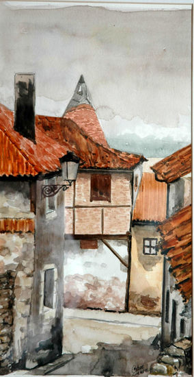 Calle de Vinuesa Watercolour Paper Landscaping