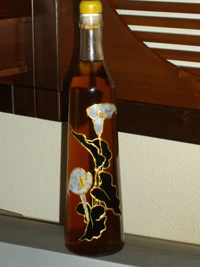 CALAS ,BOTELLA DE CRISTAL 