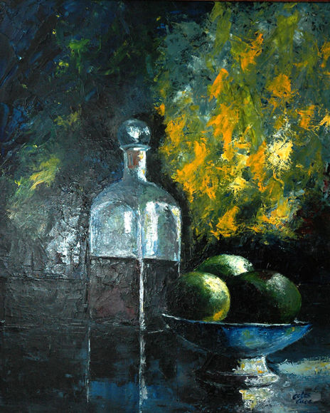 Bodegon en azul