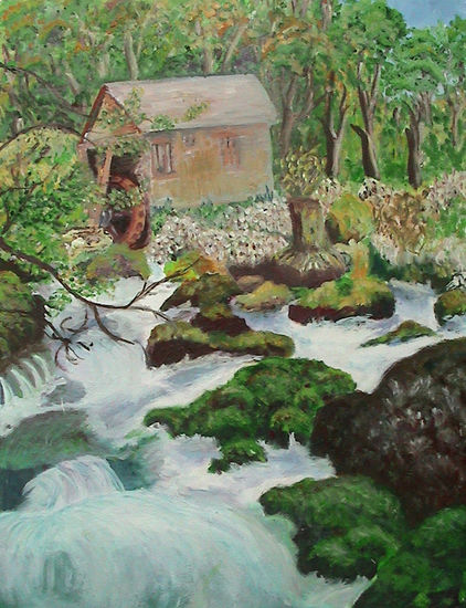 Molino Oil Canvas Landscaping