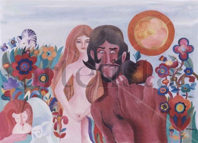 adan y eva antes del pecado