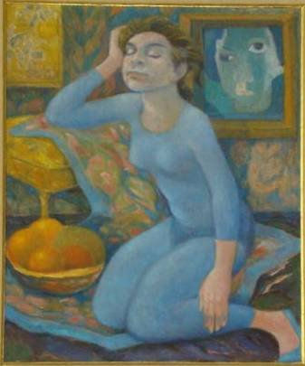 Sueño renovador Oil Textile Figure Painting