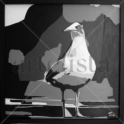 Gull Acrylic Panel Animals